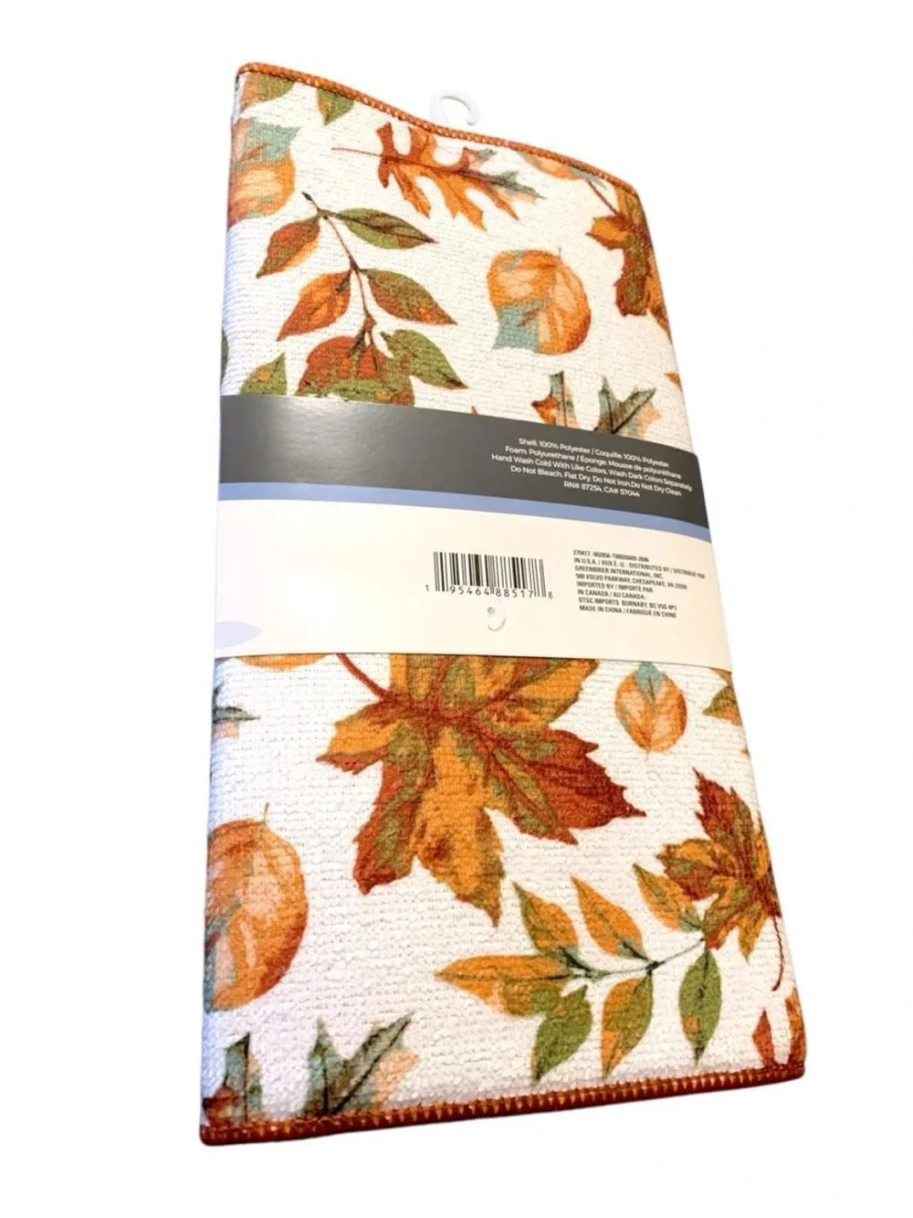 Home Collection Autumn Leaves Dish Drying Mat